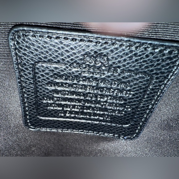 Coach Black Leather Tote Bag - Picture 5 of 16